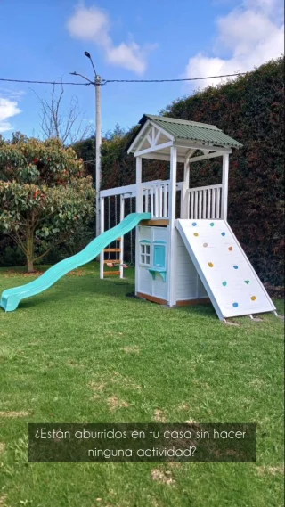 🥺¿Aburrido en casa?🥰 Visita nuestra Tienda virtual en www.forandes.com y adquiere el parque tus sueños y diviértete infinitamente con tus hijos!!
❤️Amamos lo que hacemos
🛒www.forandes.com
🚚Entregas a nivel nacional
💳Recibimos todos los medios de pago
👷Personaliza tu pedido
#ParqueInfantil #casasenmadera #forandes